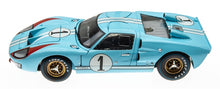 將圖片載入圖庫檢視器 1:18 1966 Gulf Blue Ford GT40 Le Mans Diecast