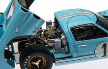 將圖片載入圖庫檢視器 1:18 1966 Gulf Blue Ford GT40 Le Mans Diecast