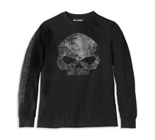 將圖片載入圖庫檢視器 Harley Davidson 男裝T-恤 Milwaukee Map Skull (96066-22VM)
