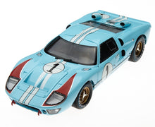 將圖片載入圖庫檢視器 1:18 1966 Gulf Blue Ford GT40 Le Mans Diecast
