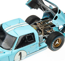 將圖片載入圖庫檢視器 1:18 1966 Gulf Blue Ford GT40 Le Mans Diecast
