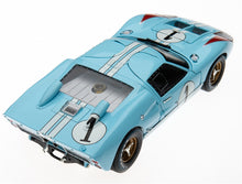 將圖片載入圖庫檢視器 1:18 1966 Gulf Blue Ford GT40 Le Mans Diecast
